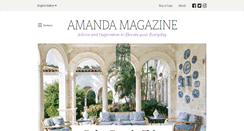 Desktop Screenshot of amandamagazine.com